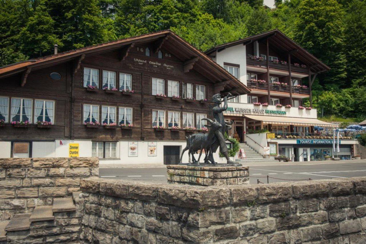 Hotel Weisses Kreuz Brienz  Buitenkant foto